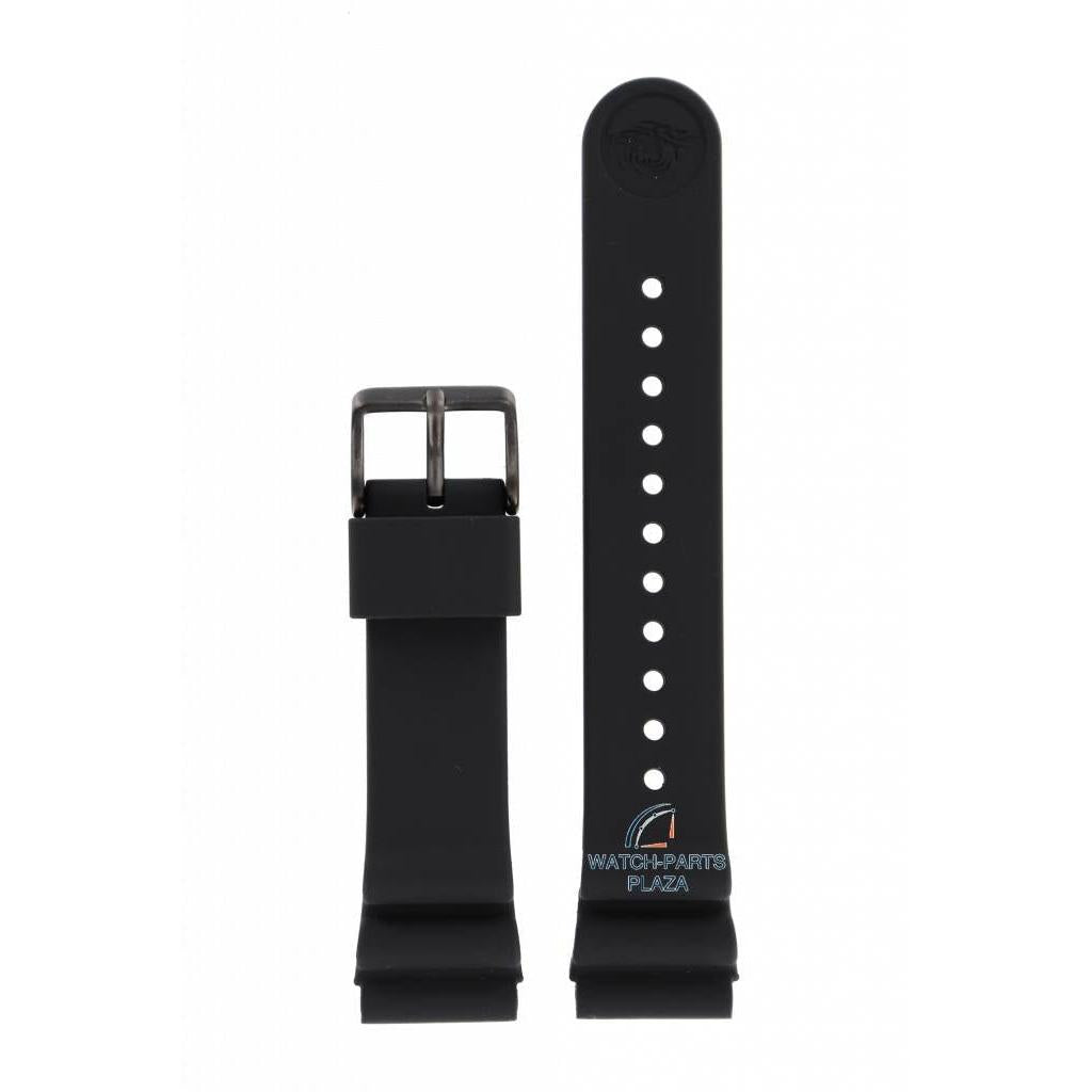 Watch Band for Seiko Prospex Solar SBDL38, SBDN028 Black Strap V175 - 0DT0, V147 0BB0 - Watch Plaza