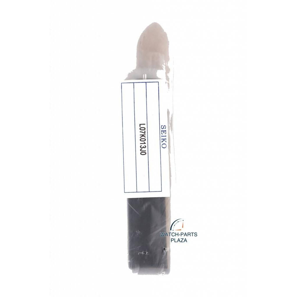 Watch Band for Seiko SGEF87 Black Leather 7N42 - 0FG0 Strap L07K H 18 mm - Watch Plaza