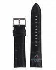 Watch Band for Seiko SKA621P1 Kinetic L07N B 22 mm Black Strap 5M82 - 0AJ0 - Watch Plaza