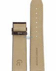 Watch Band GC Sports X72026G1S / X10001G1S brown genuine leather strap 22mm - Watch Plaza