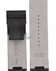 Watch Band Philippe Starck PH5010 Black Leather Strap 30mm - Watch Plaza