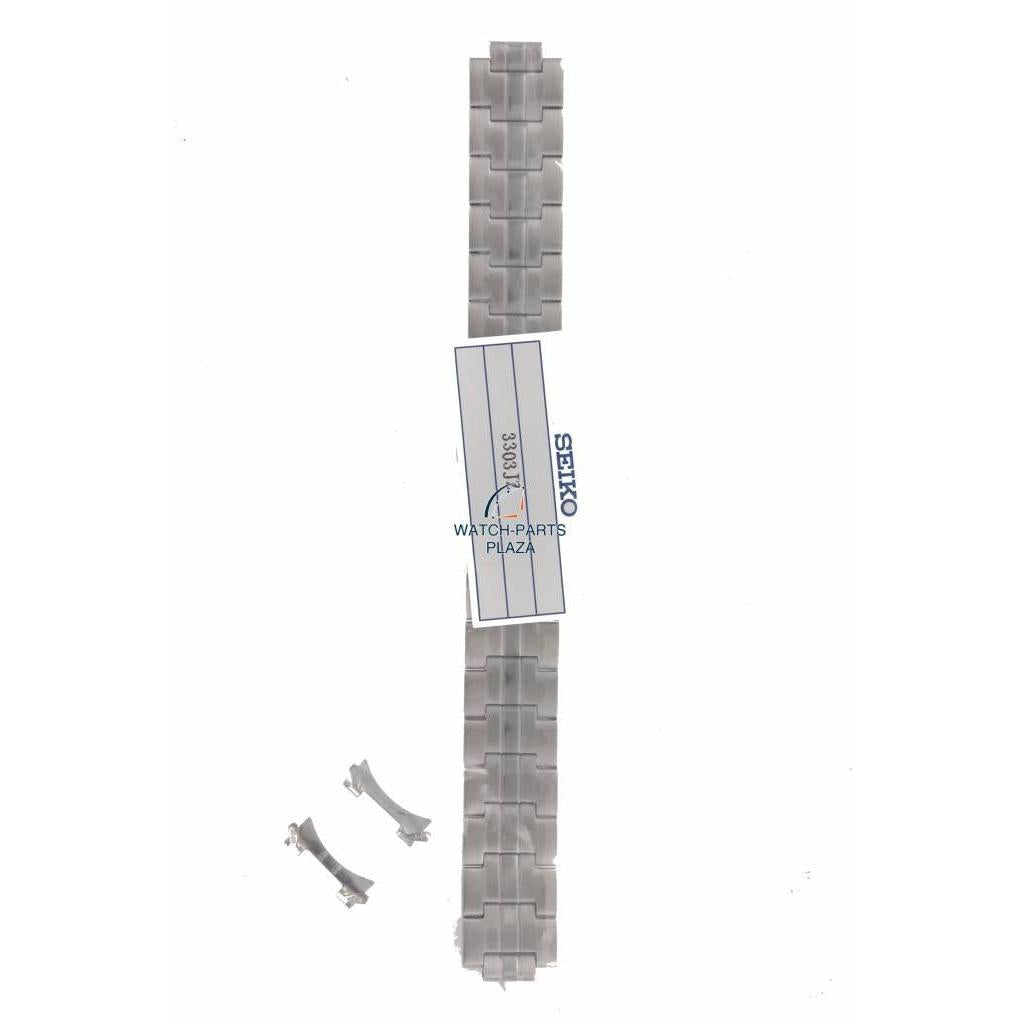 Watch Band Seiko 5 Sports 7S26 - 02J0 / 7S26 - 03S0 stainless steel strap 18mm 3303 - Watch Plaza