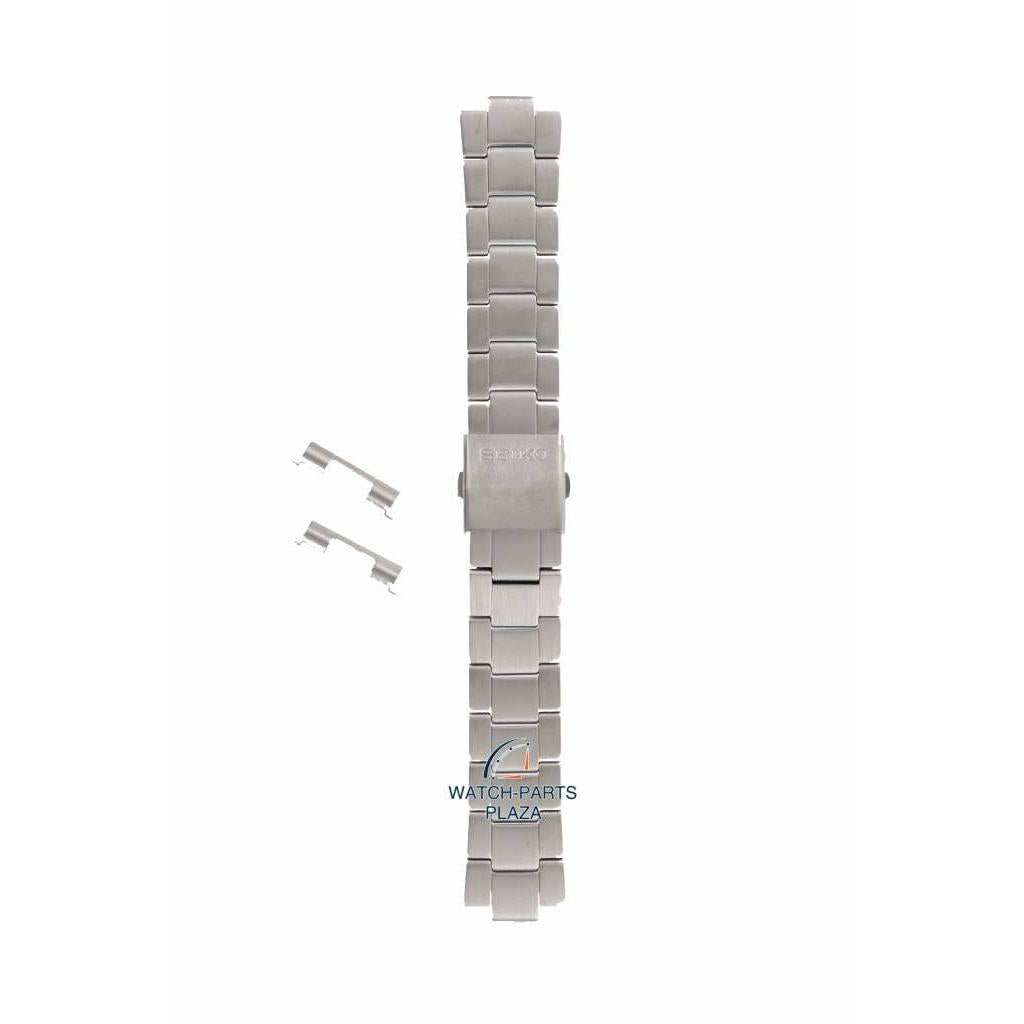 Watch Band Seiko SBFG001 Spirit Solar Radio S760 - 0AB0 stainless steel strap 22mm DA3W - Watch Plaza