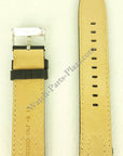 Watch Band Seiko SNAA37 black leather strap 7T62 - 0GW0 13mm 4LC4JB - Watch Plaza