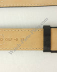 Watch Band Seiko SNAA37 black leather strap 7T62 - 0GW0 13mm 4LC4JB - Watch Plaza