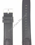 Watch Band Seiko SNAA37 black leather strap 7T62 - 0GW0 13mm 4LC4JB - Watch Plaza