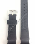 Watch Band Seiko Sports 150 7T32 - 6D9F black silicon strap 18mm yellow texted SDW323 - Watch Plaza