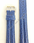 Watch Band Seiko SQ100 7T32 - 7C40 Swim Safe Strap 22mm Blue Leather - Watch Plaza