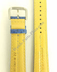 Watch Band Seiko SQ100 7T32 - 7C40 Swim Safe Strap 22mm Blue Leather - Watch Plaza