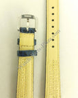 Watch Band Seiko SQ50 7N89 - F150 Dark Blue Leather Strap 14 mm Swim Safe SXC326F1 - Watch Plaza