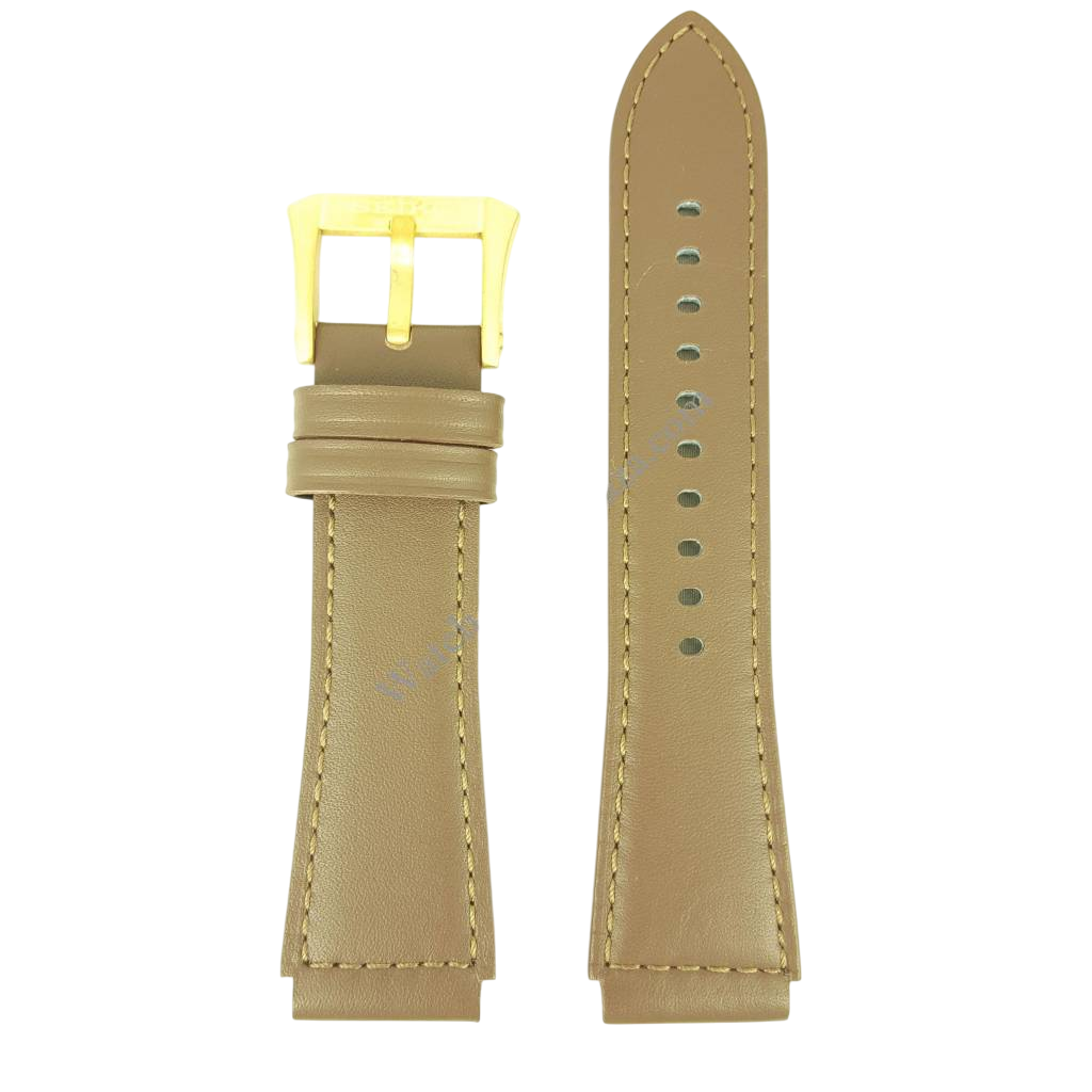 Watch Band Seiko SRP580 Prospex Limited brown leather strap L0CW B 22 mm - Watch Plaza