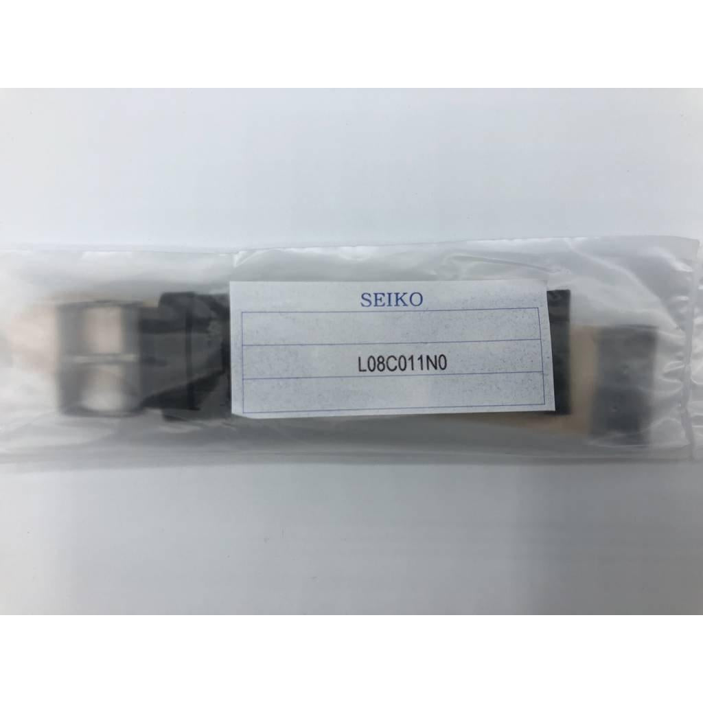 Watch Band SNDD71 Black ION Leather 7T92 - 0NK0 Strap L08C H 22mm Replacement - Watch Plaza