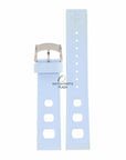 Watch Band ZO2230, ZO2237 Zodiac Sea Dragon Blue Silicon Strap 20mm - Watch Plaza