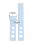 Watch Band ZO2230, ZO2237 Zodiac Sea Dragon Blue Silicon Strap 20mm - Watch Plaza