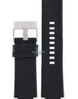 Watch Strap Diesel DZ1089 & DZ1091 & DZ1186 Cliffhanger black leather band 18mm - Watch Plaza