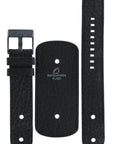 Watch Strap Diesel DZ2053 black genuine leather band 22mm original - Watch Plaza