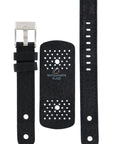 Watch Strap Diesel DZ2056 black cuff leather band 16mm genuine - Watch Plaza