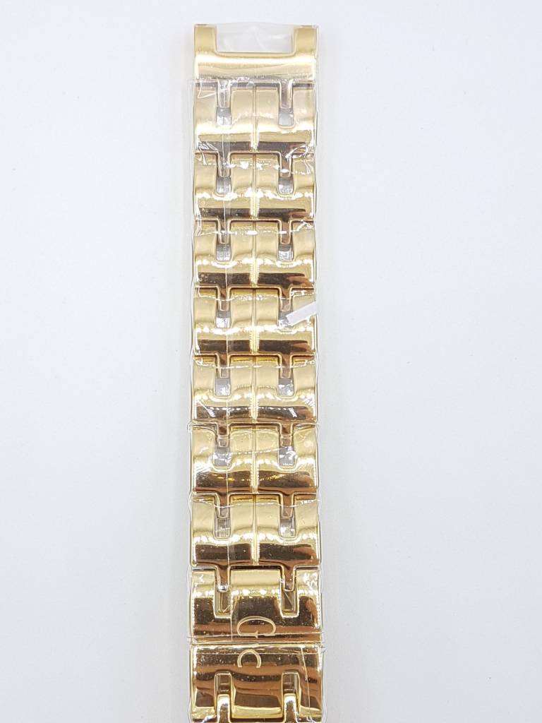 Watch Strap GC 34000G1 gold steel bracelet 18mm doublé watch band original - Watch Plaza