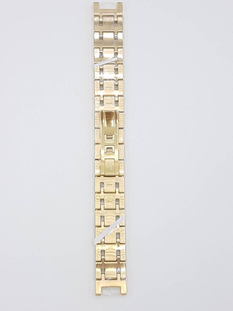 Watch Strap GC 34000G1 gold steel bracelet 18mm doublé watch band original - Watch Plaza