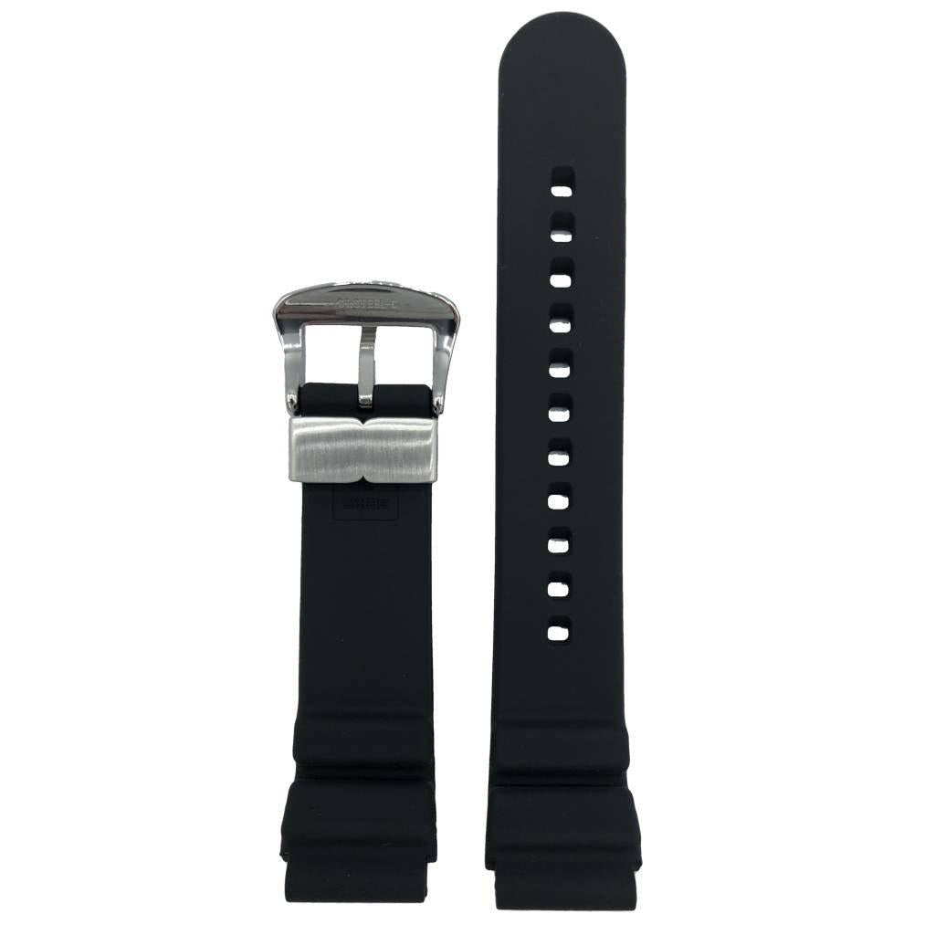 Watch Strap Seiko Prospex Solar Diver SNE439 SSC617 Black Band 20mm V157 - 0BT0 V175 0AD0 - Watch Plaza
