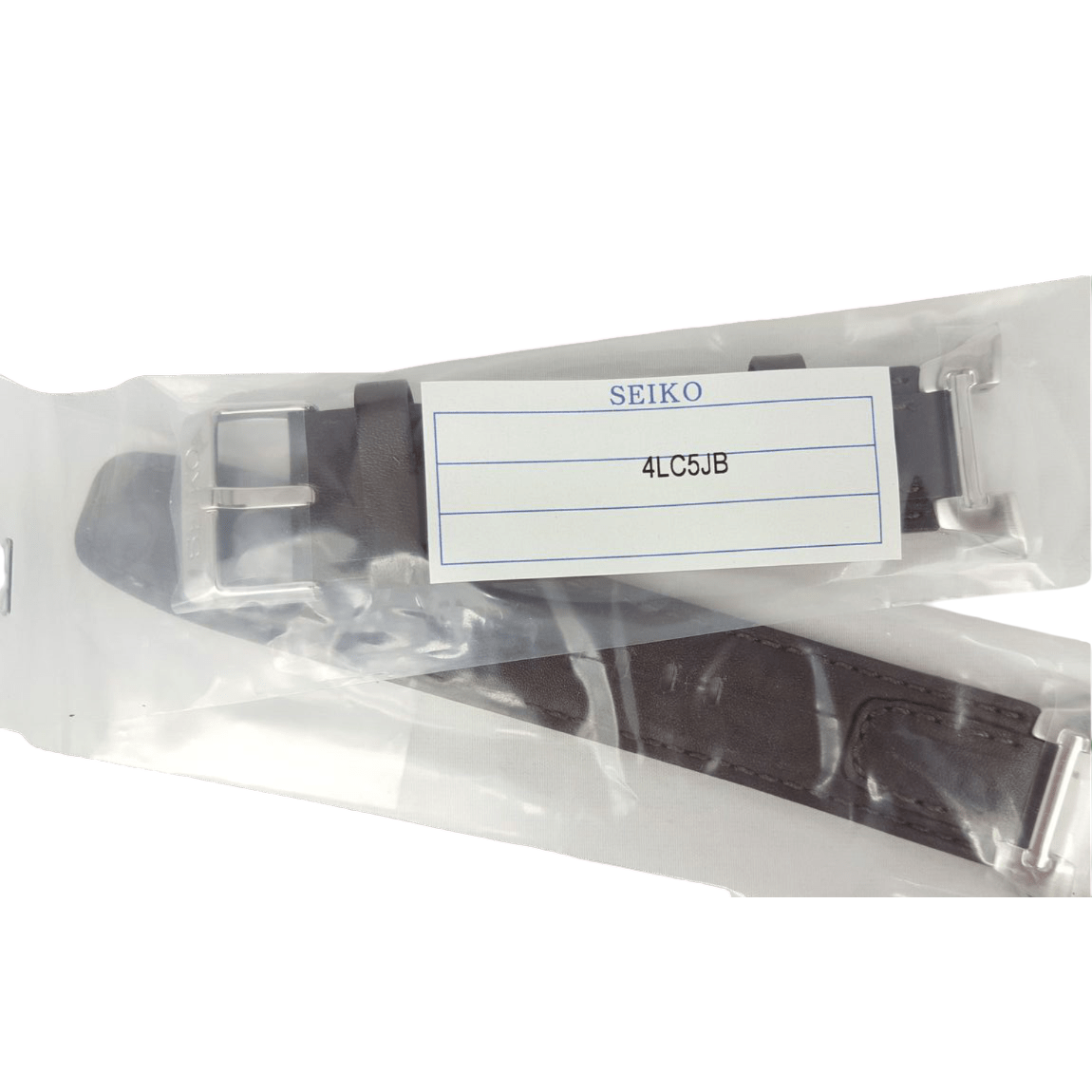 Watch Strap Seiko SNAA39 brown leather band 7T62 - 0GW0 13mm 4LC5JB - Watch Plaza