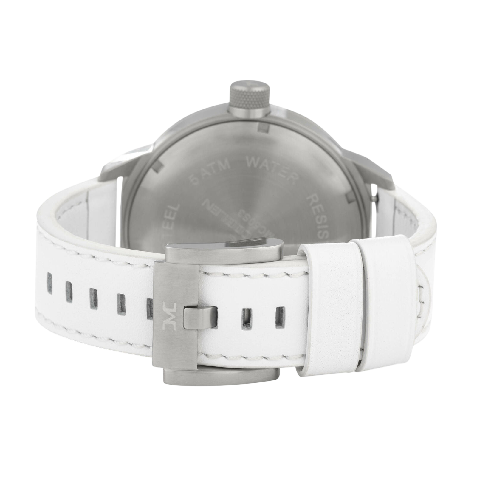 Watch TW - Steel Marc Coblen Edition TWMC43 white leather strap 50mm - Watch Plaza