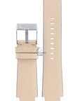 WatchBand Diesel DZ1048 cream leather strap 18mm original beige - Watch Plaza