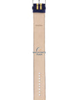 Watchband Diesel DZ2059 original yellow & dark blue canvas / leather strap 27mm DZ - 2059 - Watch Plaza