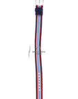 Watchband Diesel DZ2084 original blue & red canvas / leather strap 14mm DZ - 2084 - nylon - Watch Plaza