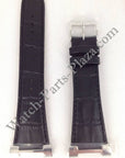 Watchband Seiko 5Y63 - 0AC0 black leather strap 16mm SPQ013 Calf 4LD3JB - Watch Plaza