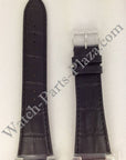 Watchband Seiko 5Y63 - 0AC0 black leather strap 16mm SPQ013 Calf 4LD3JB - Watch Plaza