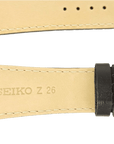 Watchband Seiko SNA773, SGEC91 Black leather strap Z 26 mm 7T62 0GL0, 7N42 - 0DD0 - Watch Plaza