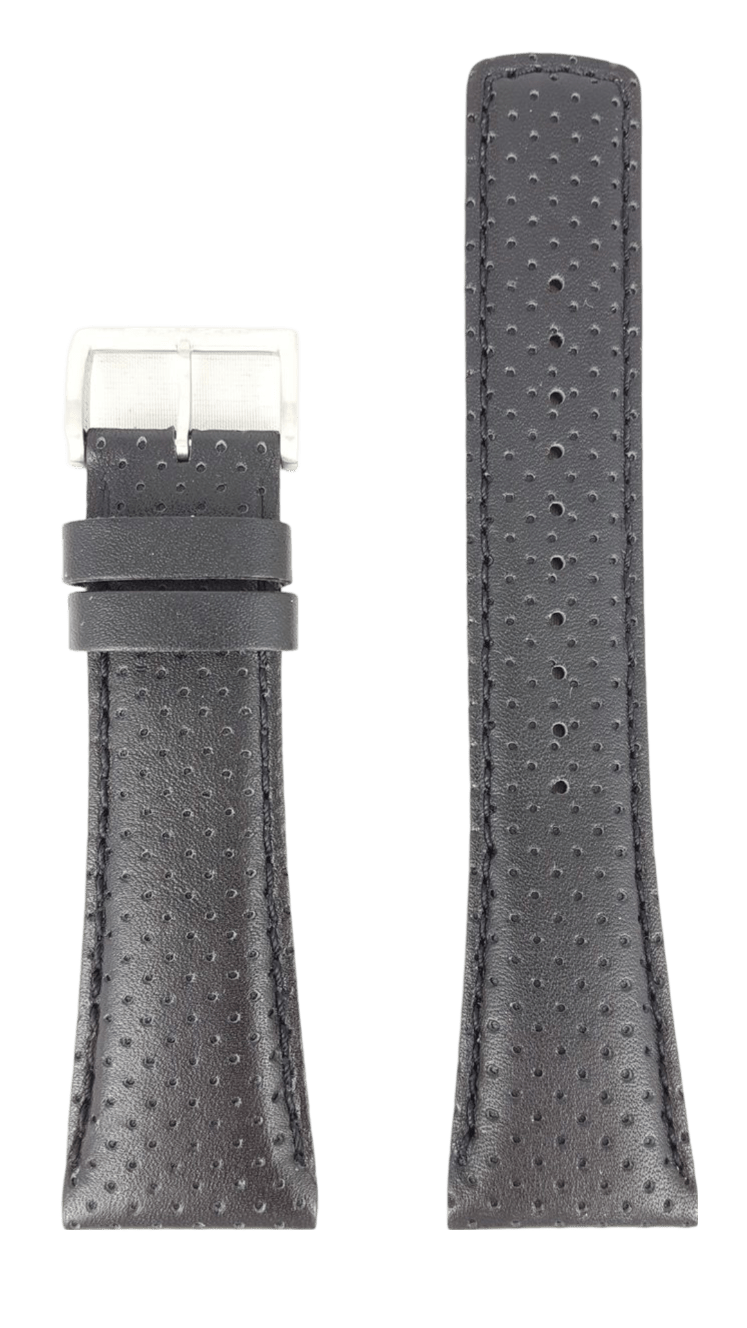 Watchband Seiko SNA773, SGEC91 Black leather strap Z 26 mm 7T62 0GL0, 7N42 - 0DD0 - Watch Plaza