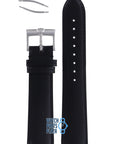 Zodiac ZO1000 Watch Band ZO - 1000 Black Leather 20 mm - Watch Plaza