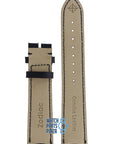 Zodiac ZO1300 Watch Band ZO - 1300 Black Leather 20 mm - Watch Plaza