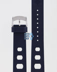 Zodiac ZO2205 Watch Band ZO - 2205 Dark Blue Rubber 20 mm Sea Dragon - Watch Plaza