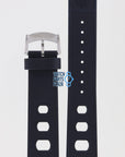 Zodiac ZO2207 & ZO2209 Watch Band ZO - 2207 Black Rubber 22 mm Sea Dragon - Watch Plaza