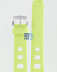 Zodiac ZO2219 Watch Band ZO - 2219 Green Silicone 20 mm Sea Dragon - Watch Plaza