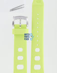 Zodiac ZO2219 Watch Band ZO - 2219 Green Silicone 20 mm Sea Dragon - Watch Plaza