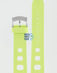 Zodiac ZO2219 Watch Band ZO - 2219 Green Silicone 20 mm Sea Dragon - Watch Plaza