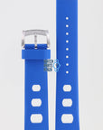 Zodiac ZO2223 Watch Band ZO - 2223 Blue Silicone 20 mm Sea Dragon - Watch Plaza