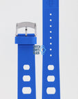 Zodiac ZO2223 Watch Band ZO - 2223 Blue Silicone 20 mm Sea Dragon - Watch Plaza