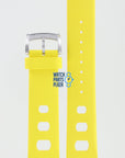 Zodiac ZO2224 Watch Band ZO - 2224 Yellow Silicone 22 mm Sea Dragon - Watch Plaza