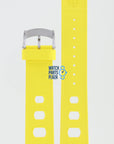 Zodiac ZO2224 Watch Band ZO - 2224 Yellow Silicone 22 mm Sea Dragon - Watch Plaza