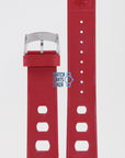 Zodiac ZO2226 Watch Band ZO - 2226 Red Silicone 22 mm Sea Dragon - Watch Plaza