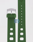 Zodiac ZO2228 Watch Band ZO - 2228 Green Silicone 22 mm Sea Dragon - Watch Plaza