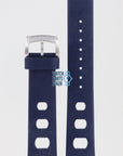 Zodiac ZO2233 Watch Band ZO - 2233 Dark Blue Silicone 20 mm Sea Dragon - Watch Plaza