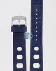 Zodiac ZO2233 Watch Band ZO - 2233 Dark Blue Silicone 20 mm Sea Dragon - Watch Plaza