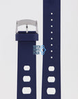 Zodiac ZO2242 Watch Band ZO - 2242 Dark Blue Silicone 22 mm Sea Dragon - Watch Plaza