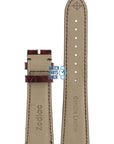 Zodiac ZO2703 Watch Band ZO - 2703 Brown Leather 22 mm - Watch Plaza